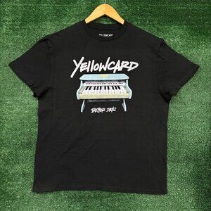 Yellowcard Better Days Keyboard T-Shirt Size Medium